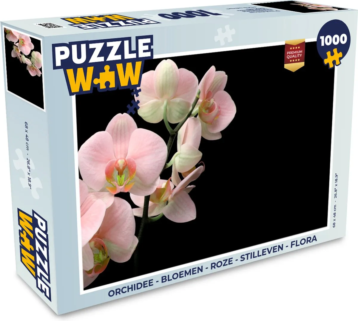 PuzzleWow Orchidee Legpuzzel 1000 Stuks - Multicolor