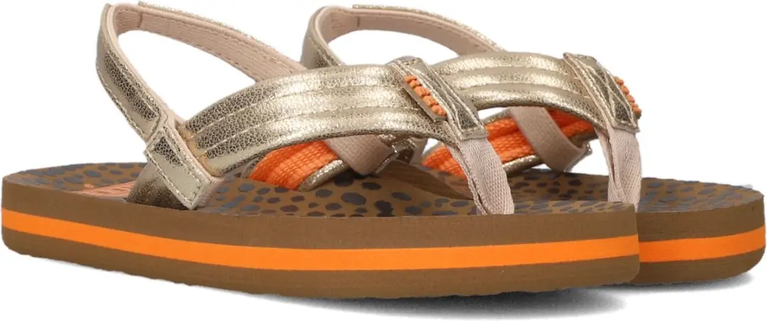 Reef Little Ahiwild Teenslipper 23 - Bruin/Goud - afbeelding 2 van 6