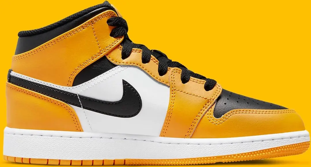 "Nike Nike Air Jordan 1 Mid ""Taxi Yellow"" Sneaker"