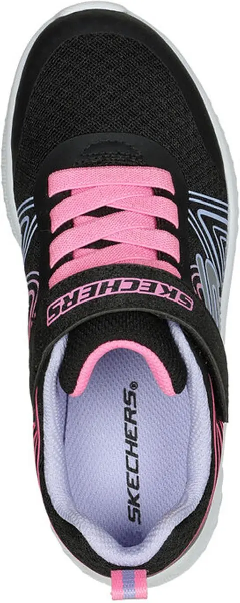Skechers Microspec Plus Swirl Sweet Meisjes Sneaker 28 - Bont - afbeelding 4 van 6