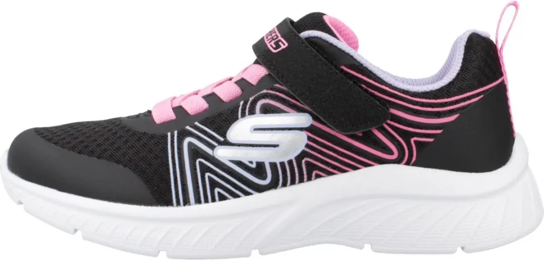 Skechers Microspec Plus Swirl Sweet Meisjes Sneaker 28 - Bont - afbeelding 2 van 6