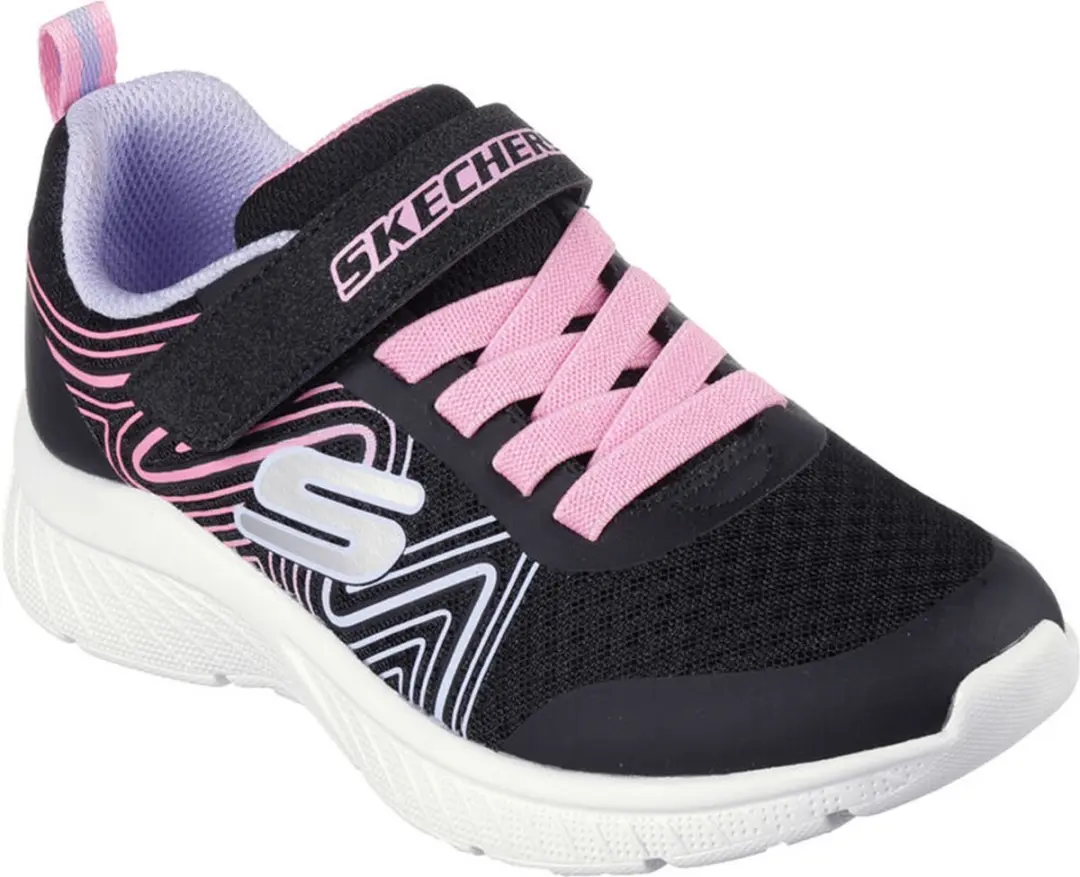 Skechers Microspec Plus Swirl Sweet Meisjes Sneaker 28 - Bont - afbeelding 3 van 6