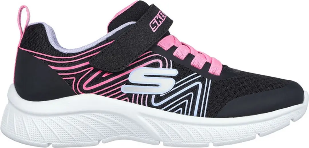 Skechers Microspec Plus Swirl Sweet Meisjes Sneaker 28 - Bont - afbeelding 6 van 6