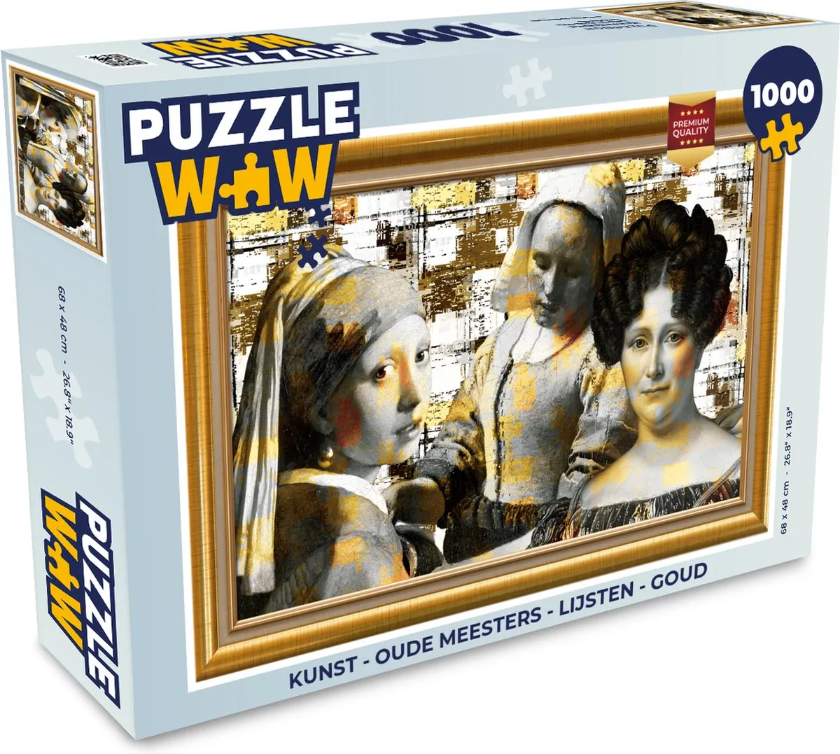 PuzzleWow Oude Meesters Legpuzzel 1000 Stuks - Multicolor