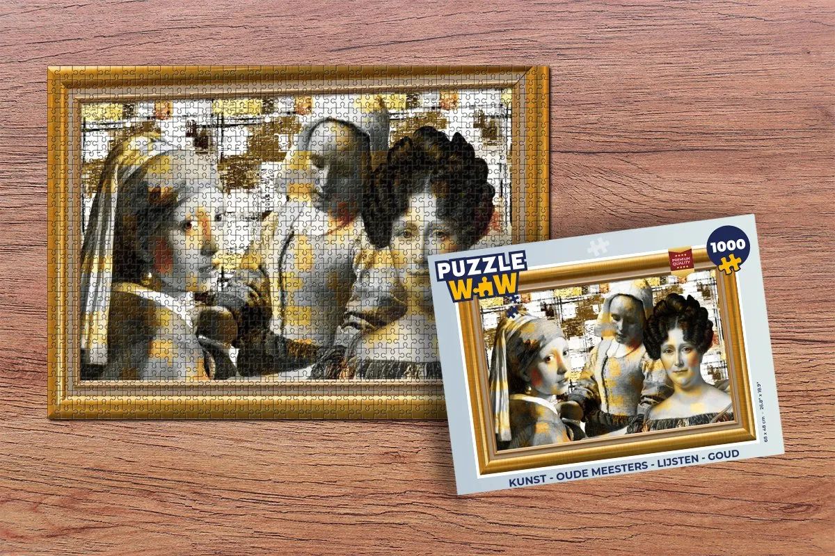 PuzzleWow Oude Meesters Legpuzzel 1000 Stuks - Multicolor