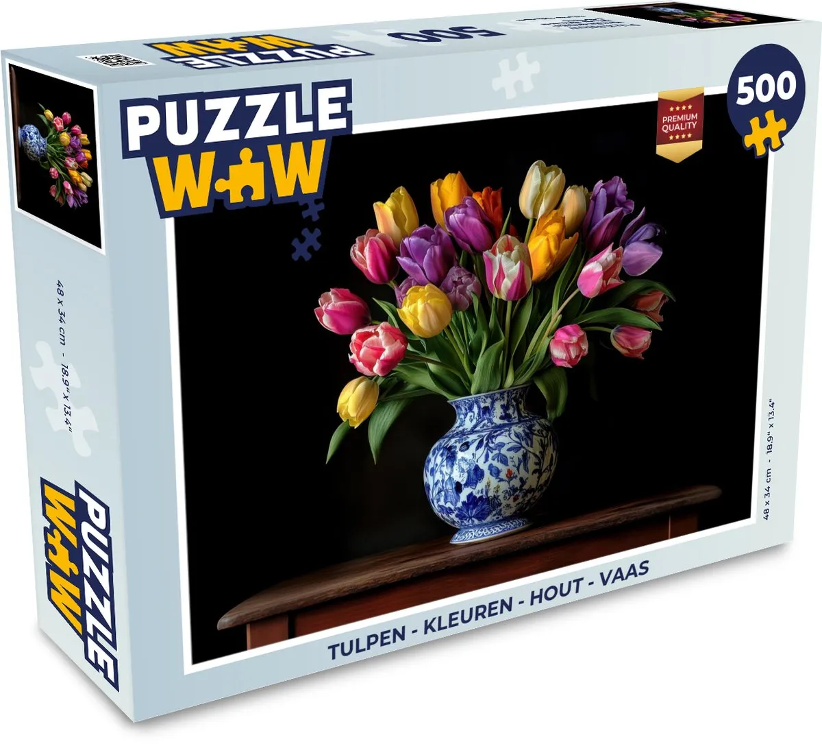 PuzzleWow Tulpen Legpuzzel 500 Stuks