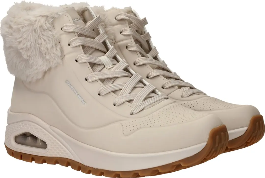 Skechers Uno Rugged Fall Air Sneakers Dames - Beige - afbeelding 4 van 6