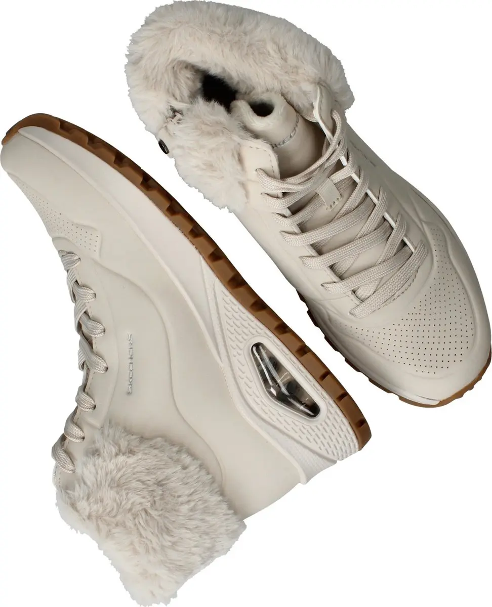Skechers Uno Rugged Fall Air Sneakers Dames - Beige - afbeelding 6 van 6