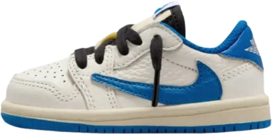 Jordan 1 Retro Low OG SP Fragment x Travis Scott Sail Military Blue (TD)