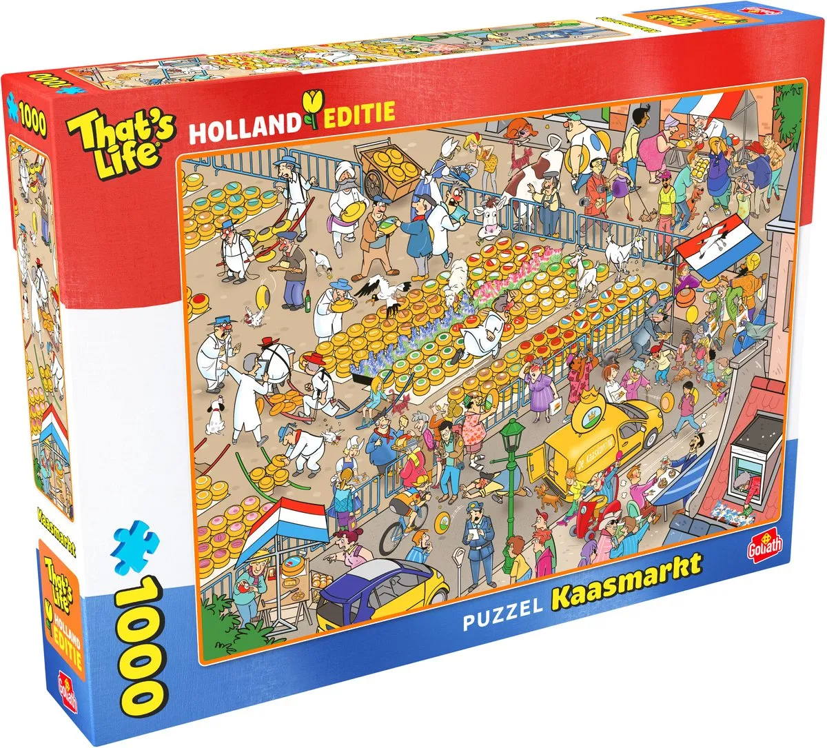 Goliath That's Life Hollandse Editie Kaasmarkt Puzzel 1000 Stuks - 68x48cm