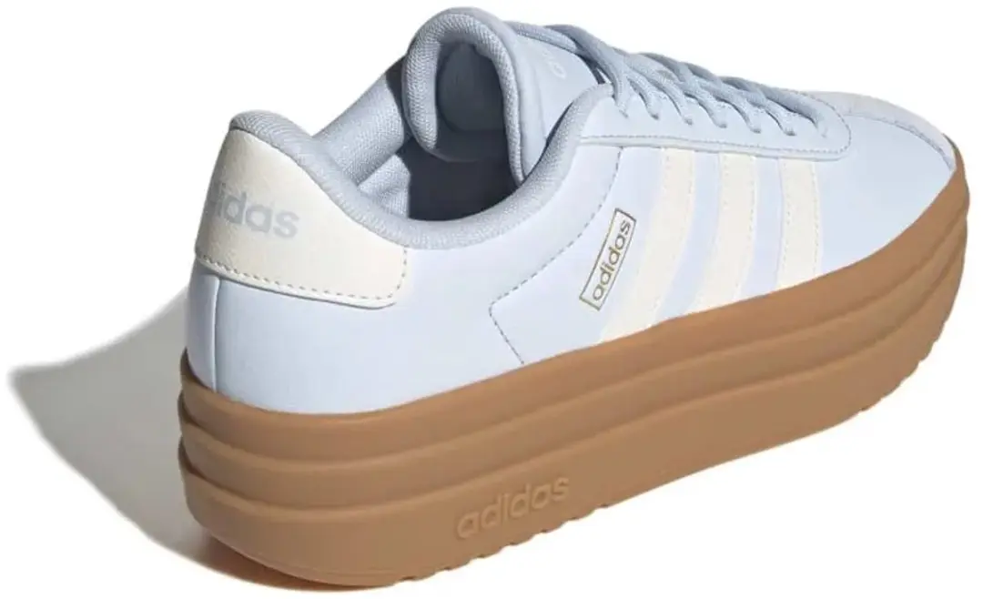 Adidas Vl Court Bold Schoenen - 38 2/3 - Crystal Sky/Wit/Goud