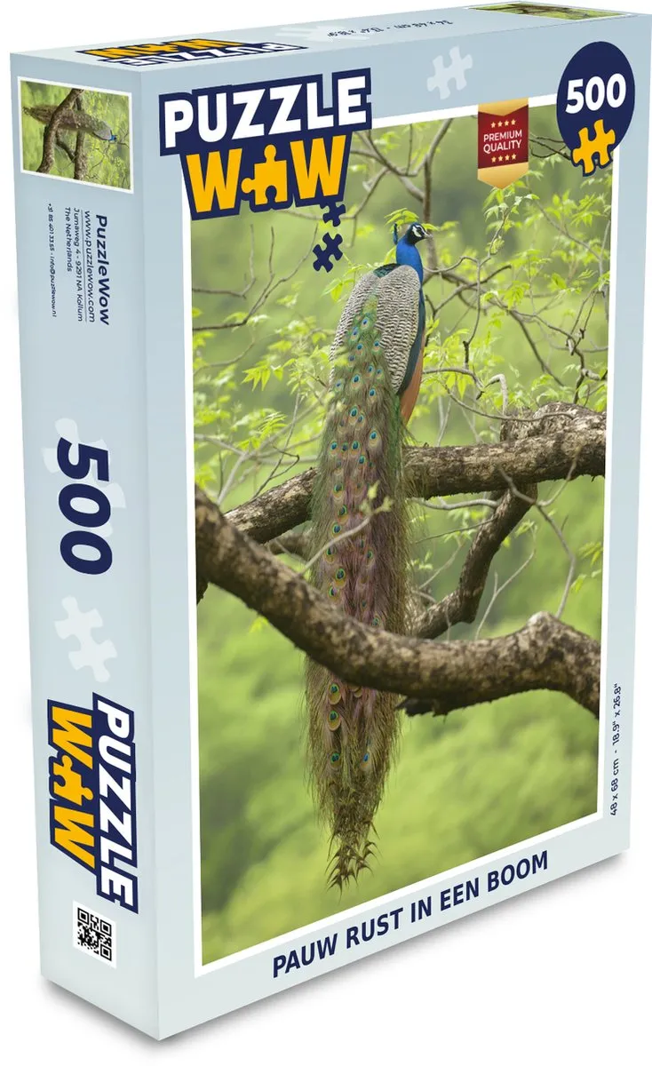 PuzzleWow Boom Legpuzzel 500 Stuks - Multicolor