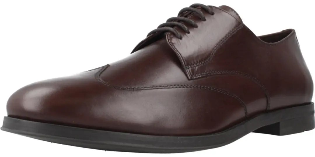 Geox U Decio Herenschoenen - Bruin - Maat 43 - afbeelding 2 van 4