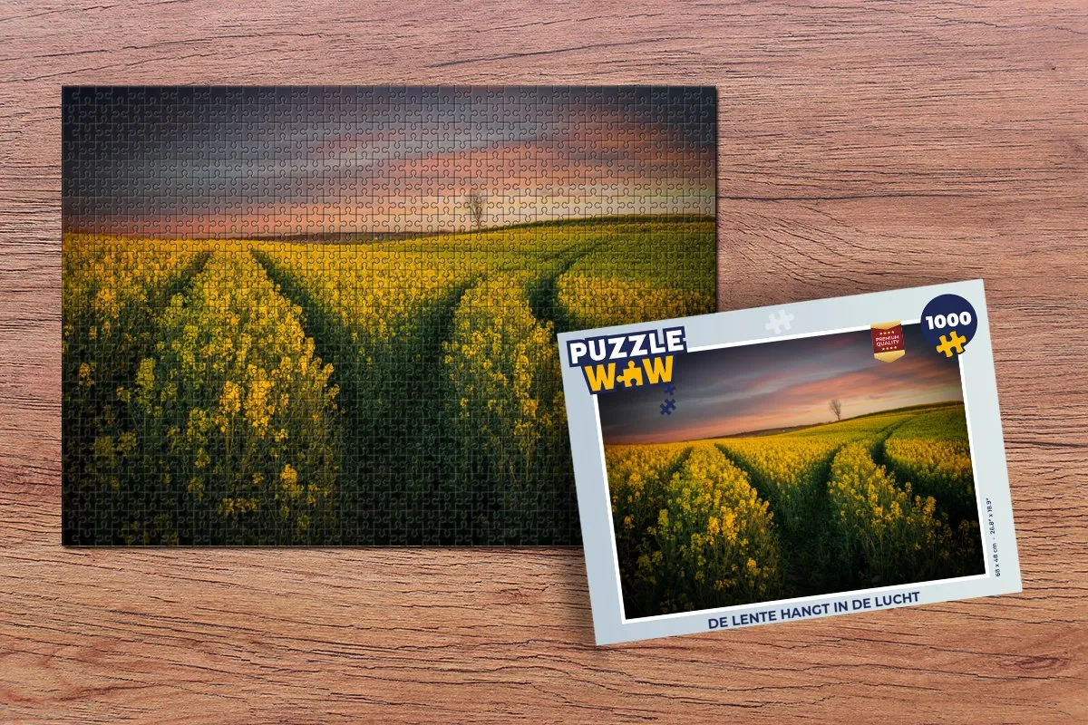 PuzzleWow Legpuzzel 1000 Stuks - Multicolor