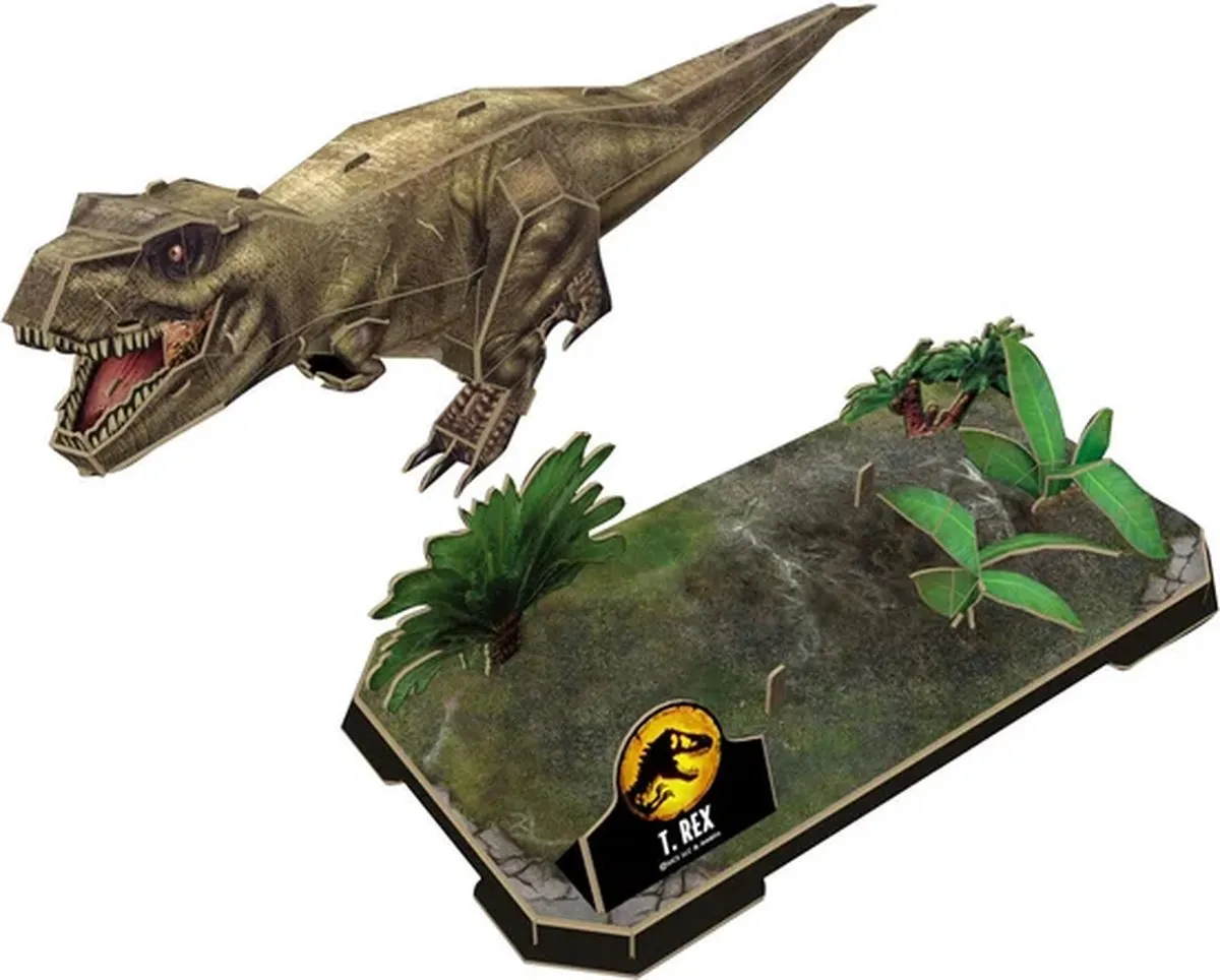 Revell Jurassic World Dominion T-Rex 3D Puzzel 45 Stuks - Multi