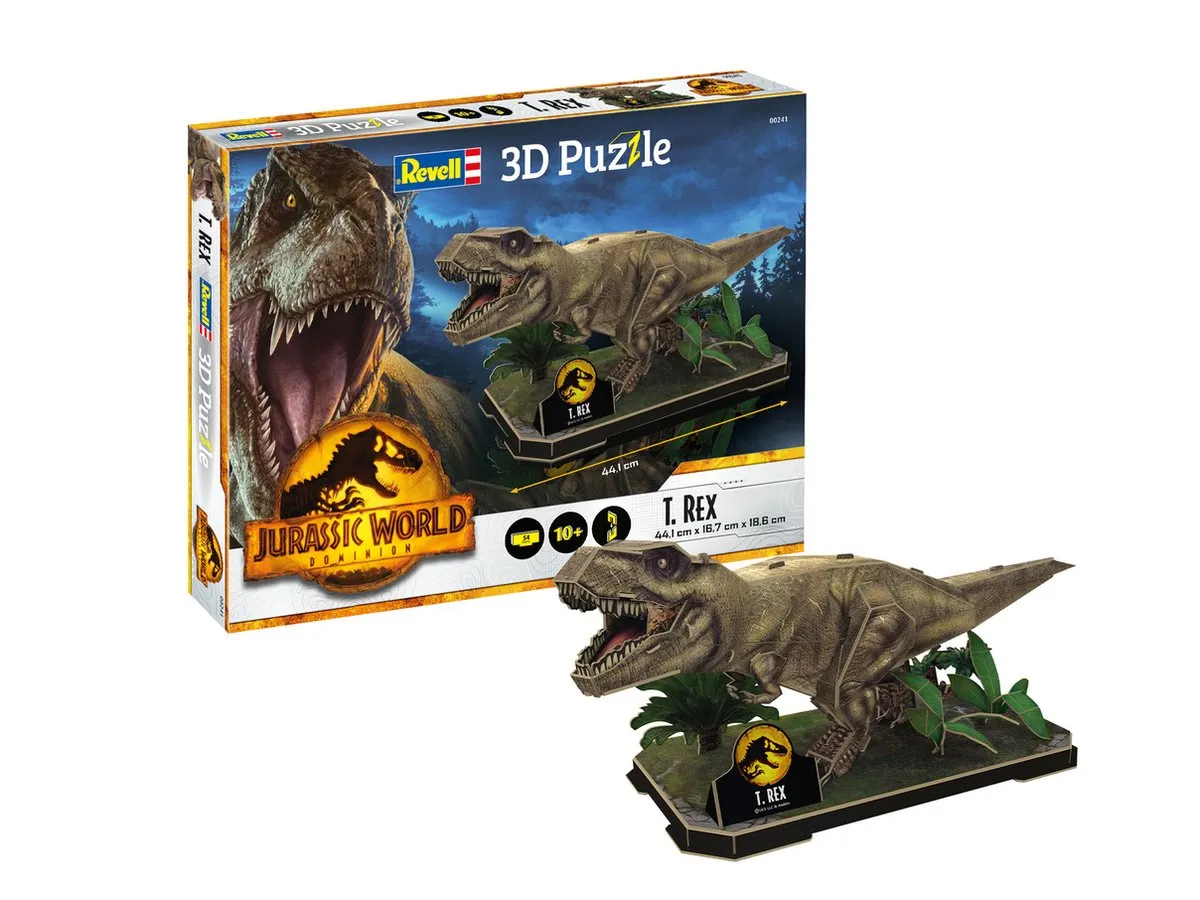 Revell Jurassic World Dominion T-Rex 3D Puzzel 45 Stuks - Multi