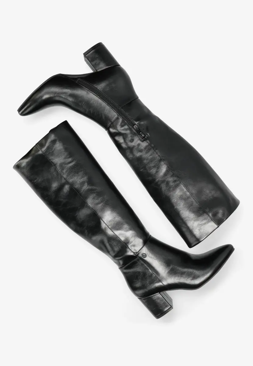 Mexx Heeld High Boot Pluck Mila Black Dames