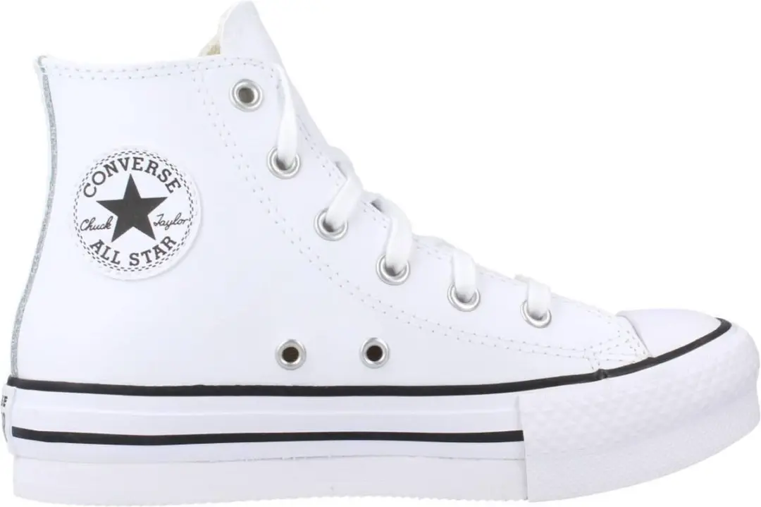 CONVERSE CHUCK TAYLOR ALL STAR LIFT PLATFORM LEATHER Wit 32 EU