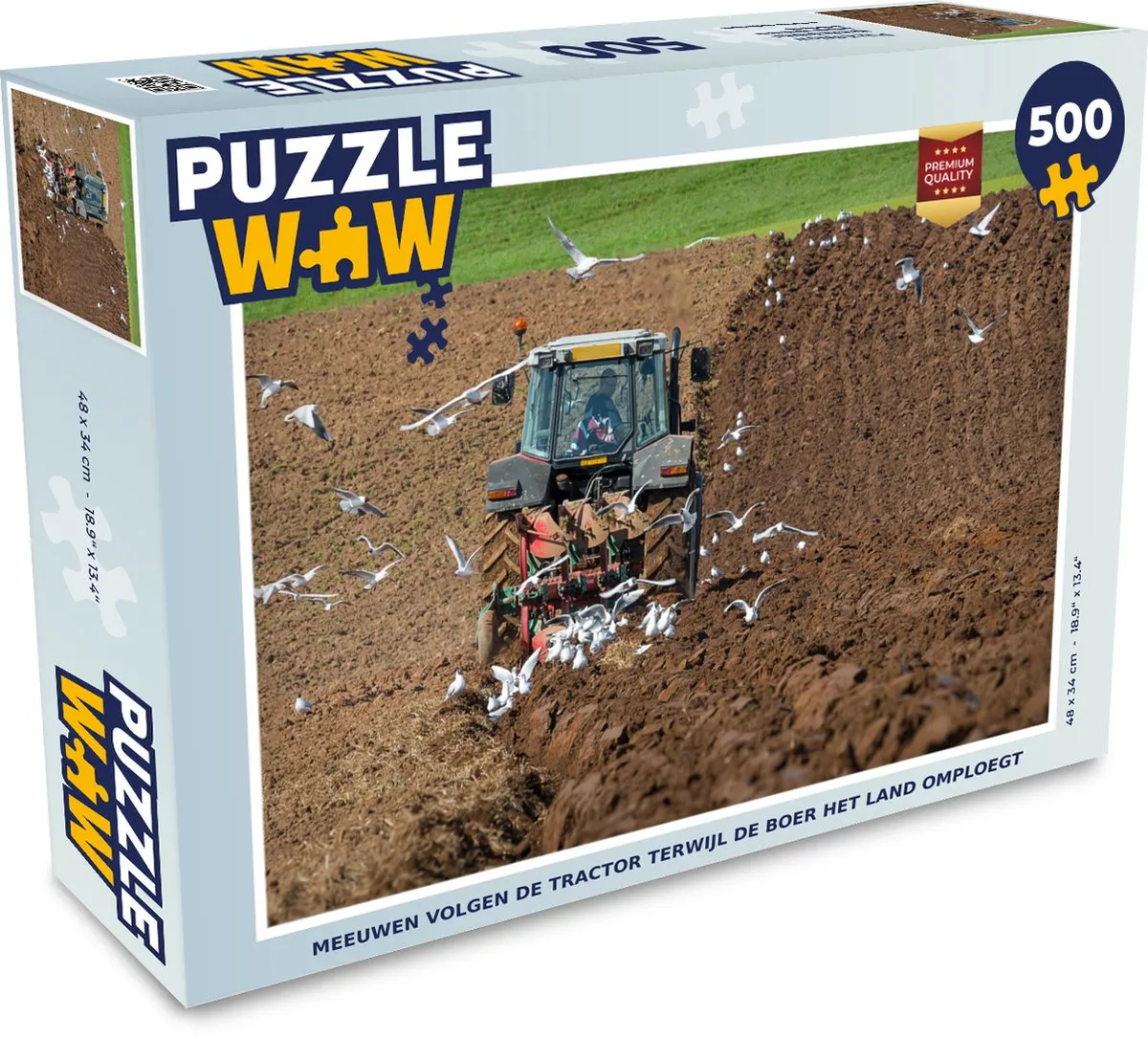 PuzzleWow Legpuzzel 500 Stuks - Multicolor