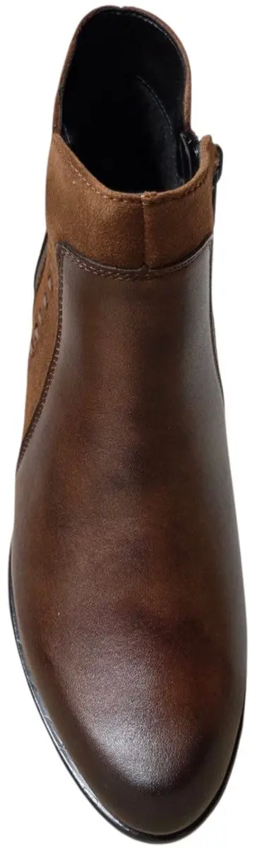 Remonte D6893 Enkellaarzen - Bruin Leer/Suede - 44 - afbeelding 2 van 6