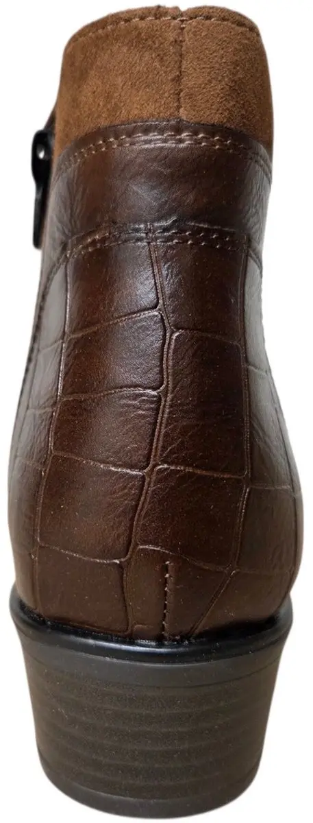 Remonte D6893 Enkellaarzen - Bruin Leer/Suede - 44 - afbeelding 3 van 6