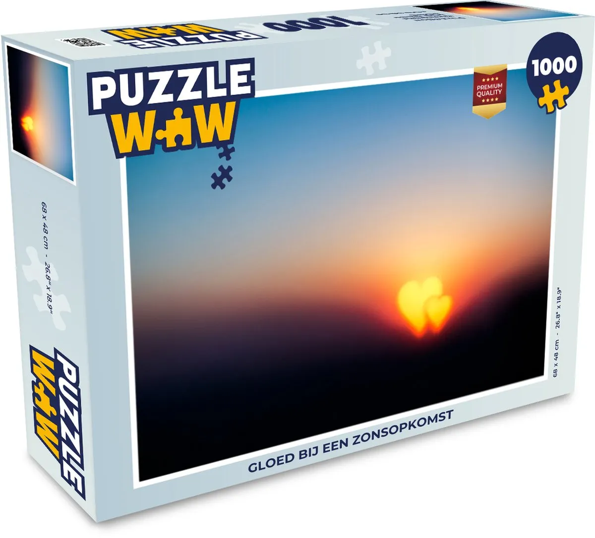 PuzzleWow Legpuzzel 1000 Stuks - Multicolor