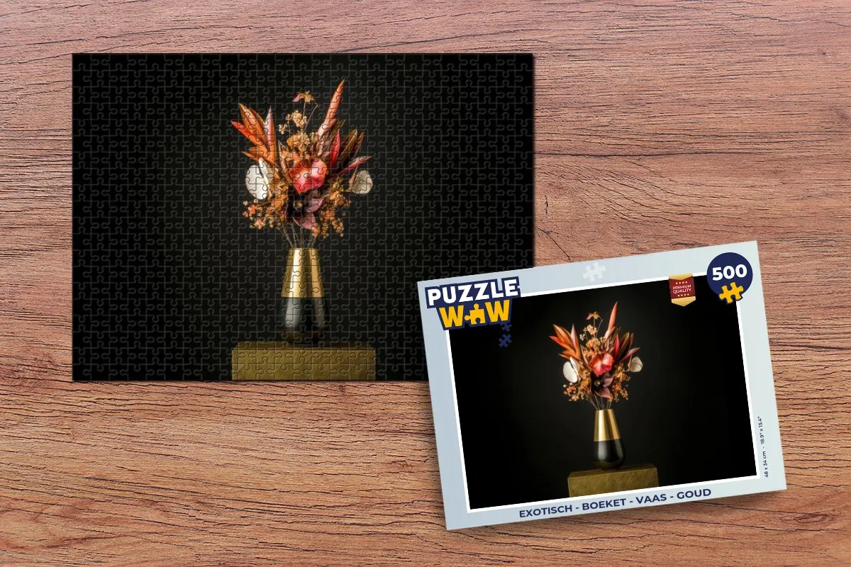 PuzzleWow Exotisch Boeket Legpuzzel 500 Stuks - MPN 8721179516124