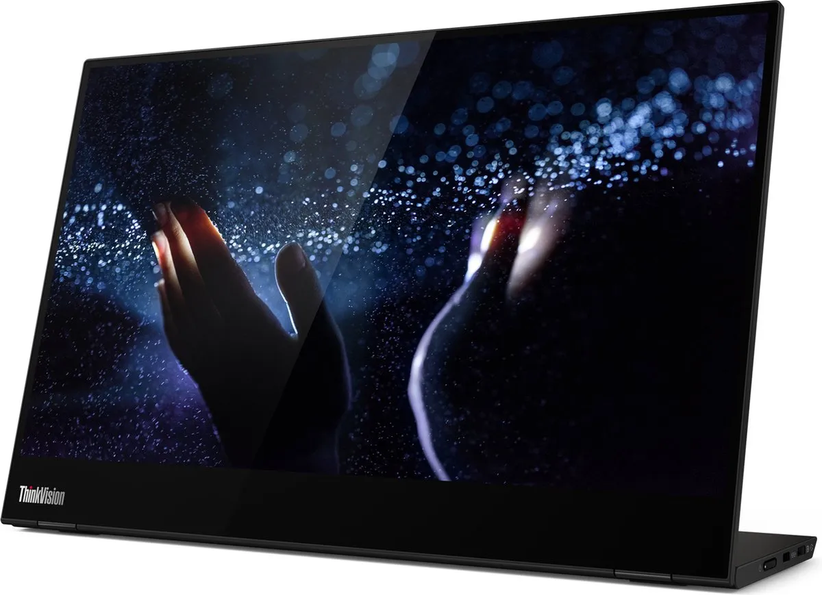 Lenovo ThinkVision M14t 62A3UAT1WL Portable Touch Monitor 14" FHD - Zwart
