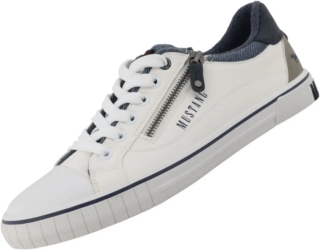 Mustang herentrainers wit