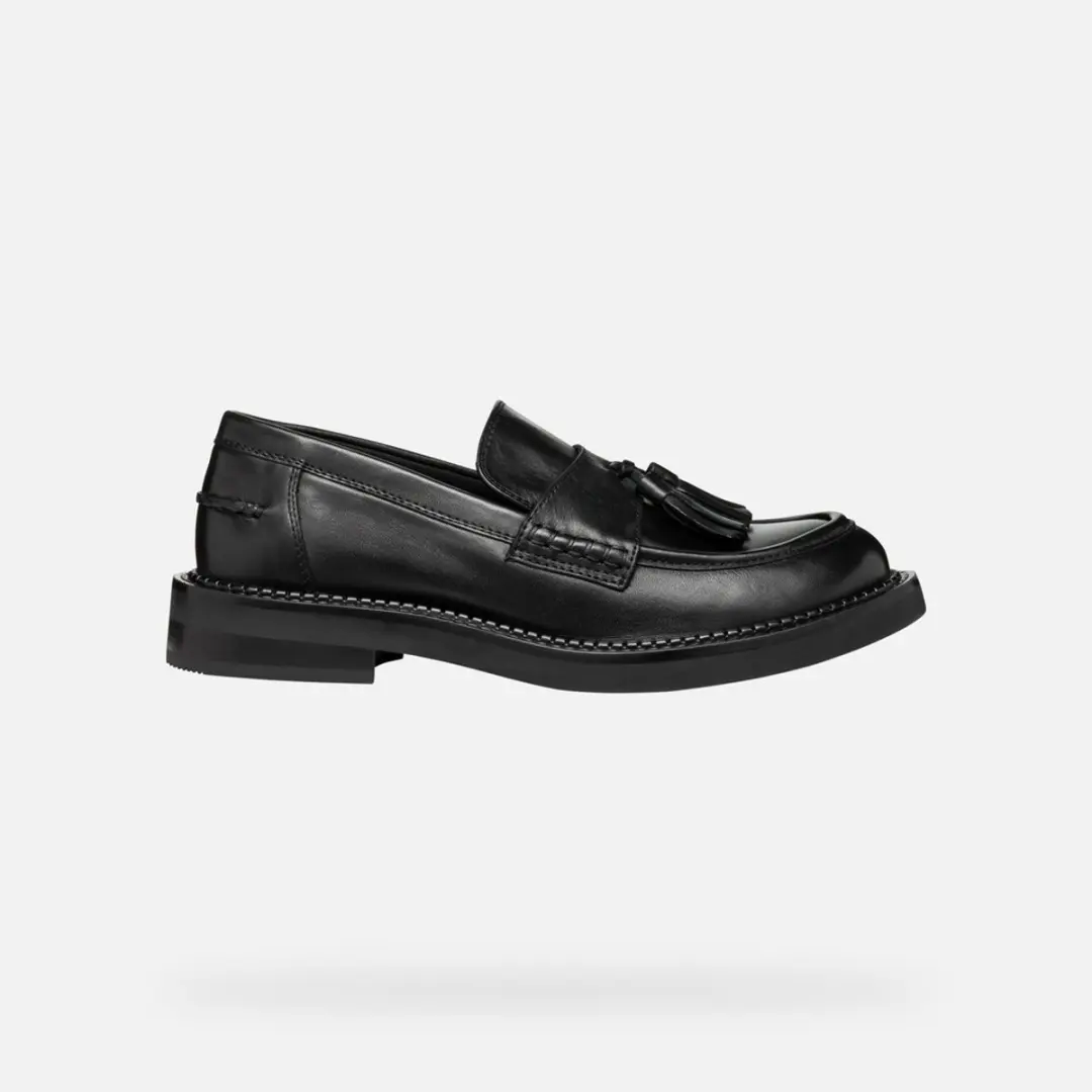 GEOX SERILDA DAMES Loafers - ZWART - Maat 39,5