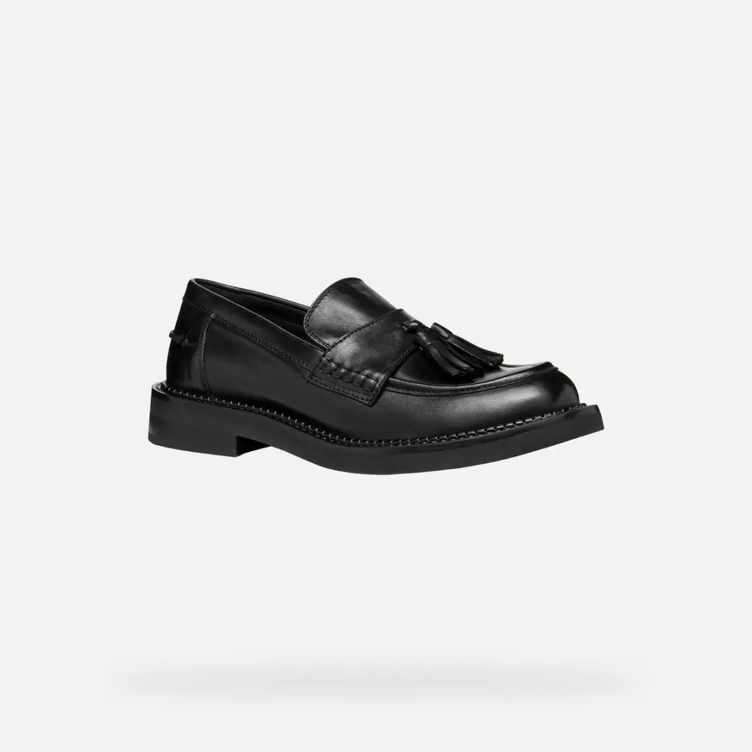 GEOX SERILDA DAMES Loafers - ZWART - Maat 39,5