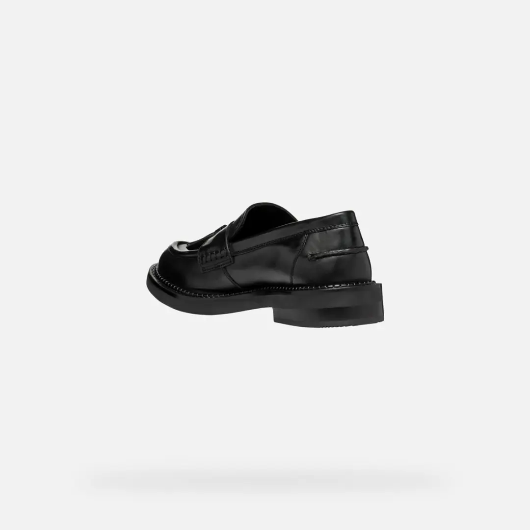 GEOX SERILDA DAMES Loafers - ZWART - Maat 39,5
