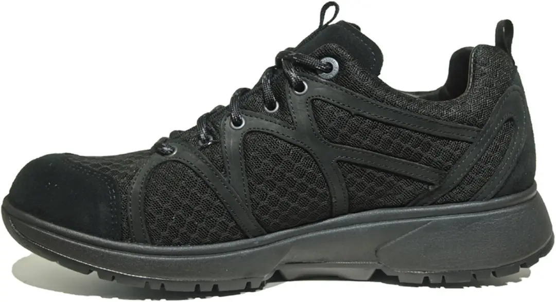 Xsensible Vrouwen Leren Lage Sneakers 40202.5 - Zwart