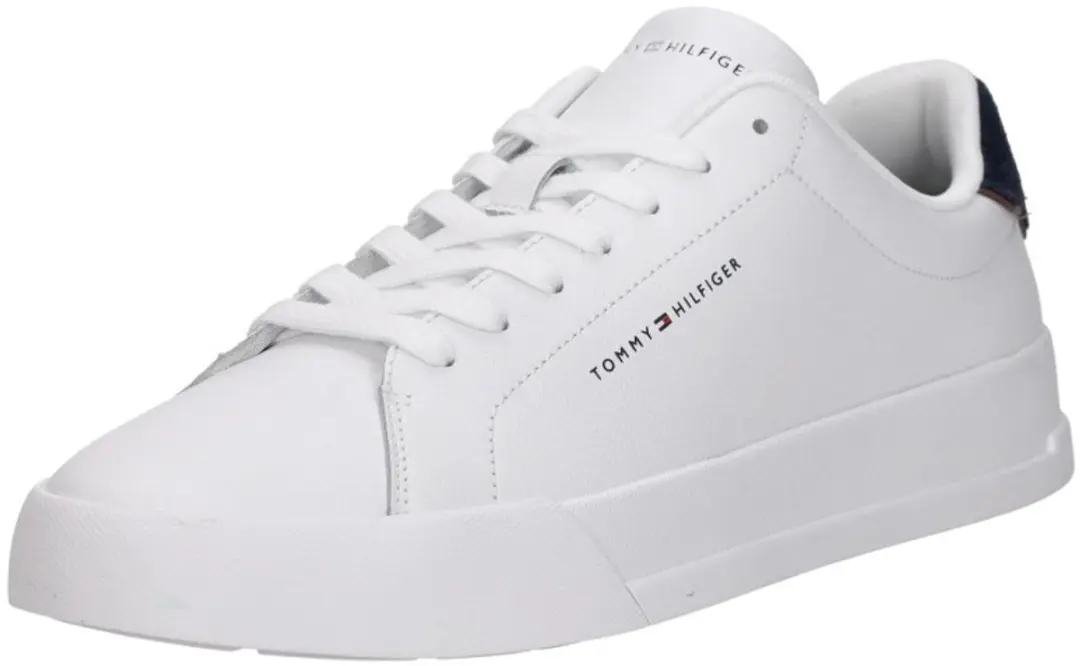 Tommy Hilfiger Heren Court Leather Sneakers - Wit - Maat 41