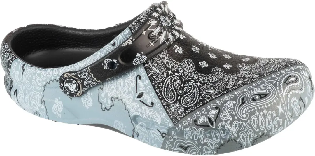 Crocs Bistro Graphic Clog White Black Maat 46/47 US M12