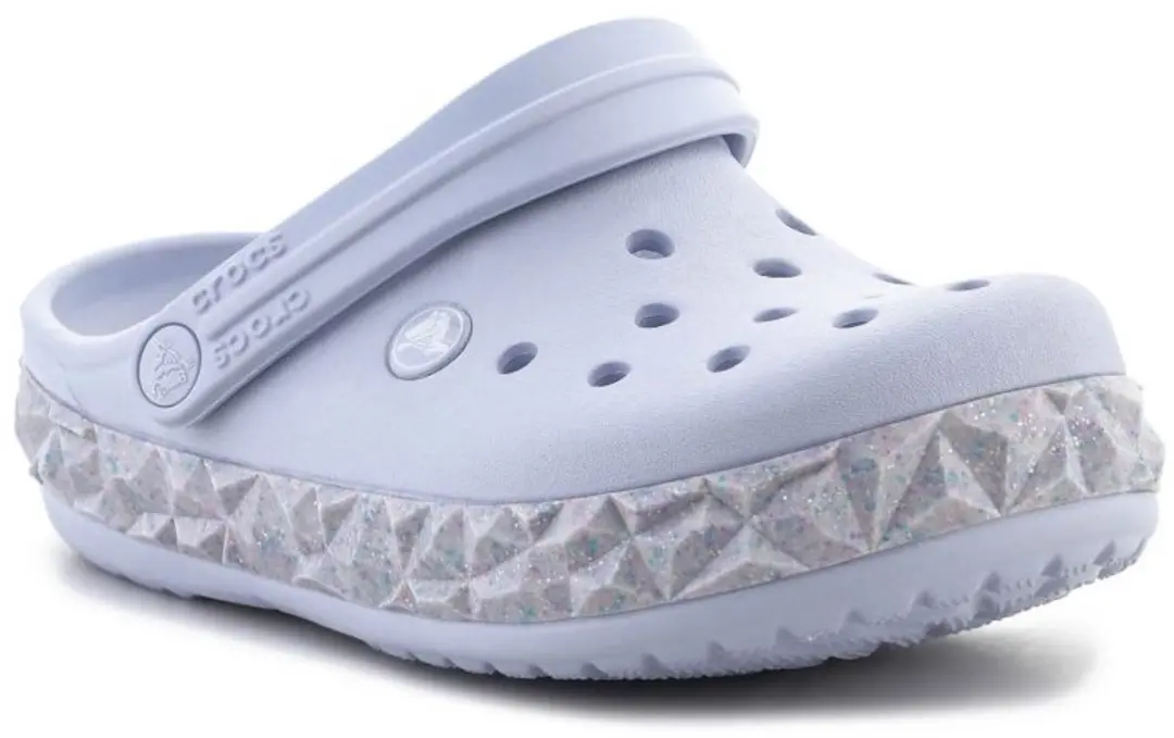 Crocs Crocband Geometric Glitterband Clog Dreamscape Lila Maat 34/35 US J3