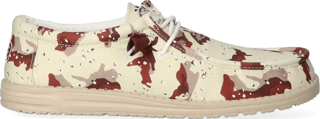 HEYDUDE Wally Camouflage Heren Instappers Desert Camo
