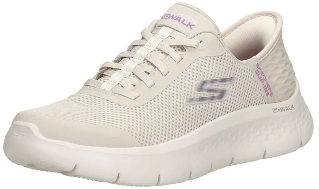 Skechers GO WALK FLEX Grand Entry Slip-Ins Dames Sneakers - Wit