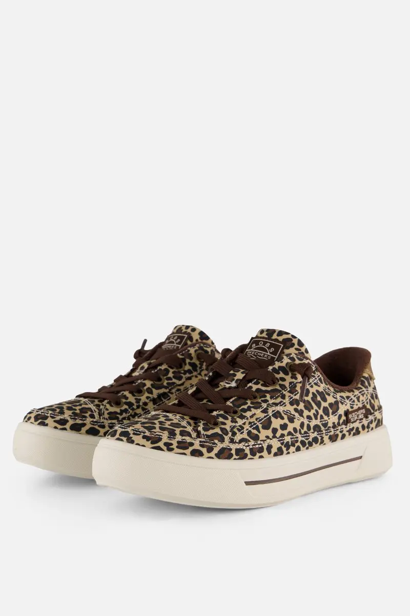 Skechers Slip-ins Bobs bruin Panterprint