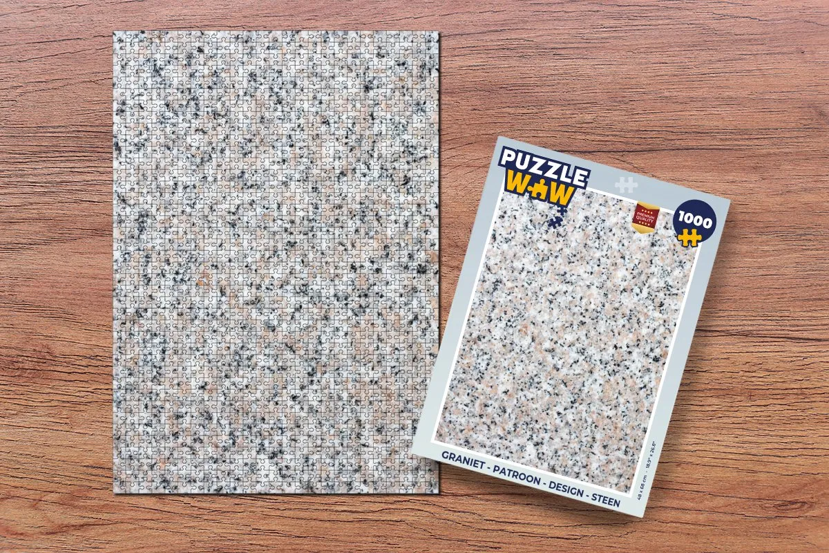PuzzleWow Graniet Design Legpuzzel 1000 Stuks - Multicolor