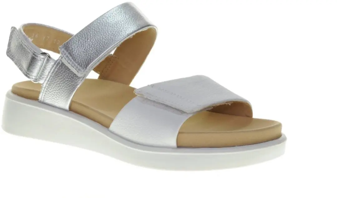 Ara Sandalen Wit Zilver Madeira maat 36