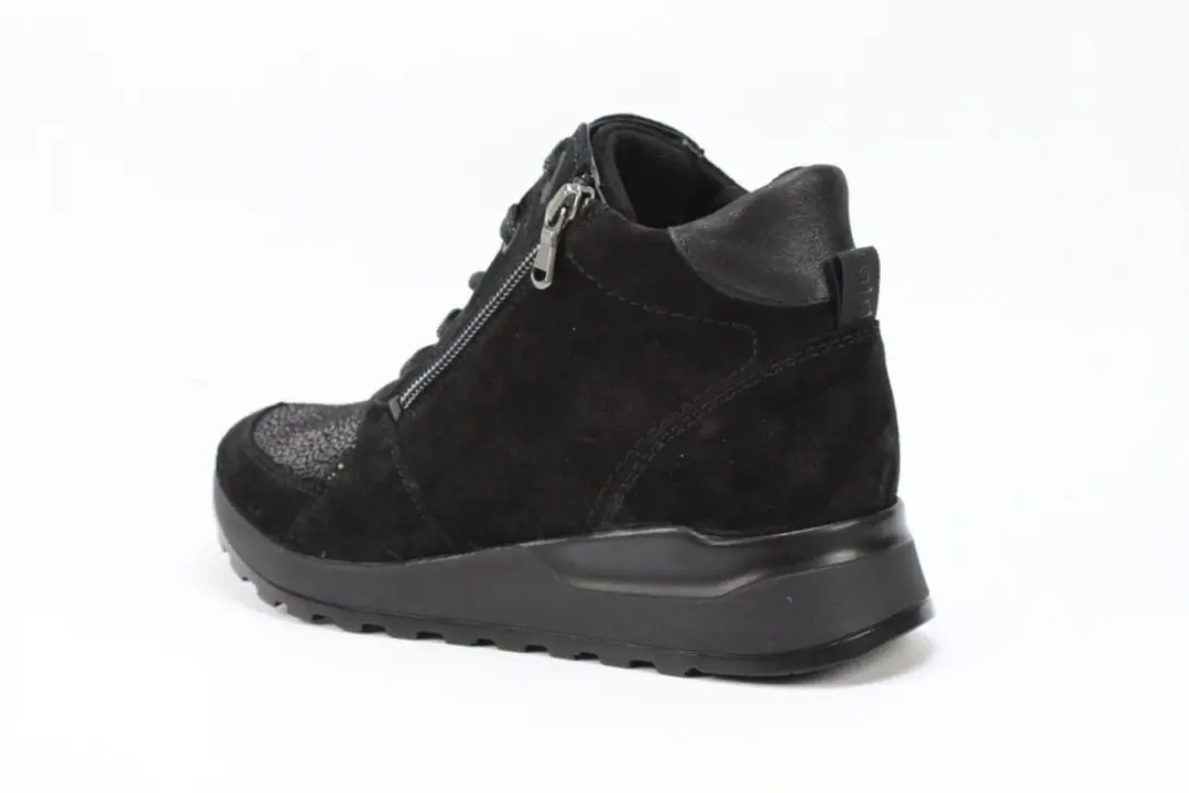 Dames Veterschoenen Waldlaufer Hiroko 364h81-301-001 Zwart - Maat 8