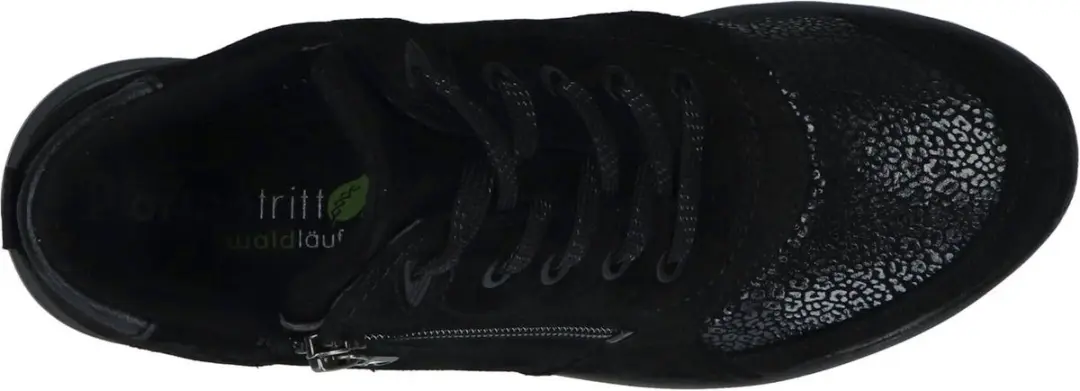 Dames Veterschoenen Waldlaufer Hiroko 364h81-301-001 Zwart - Maat 8