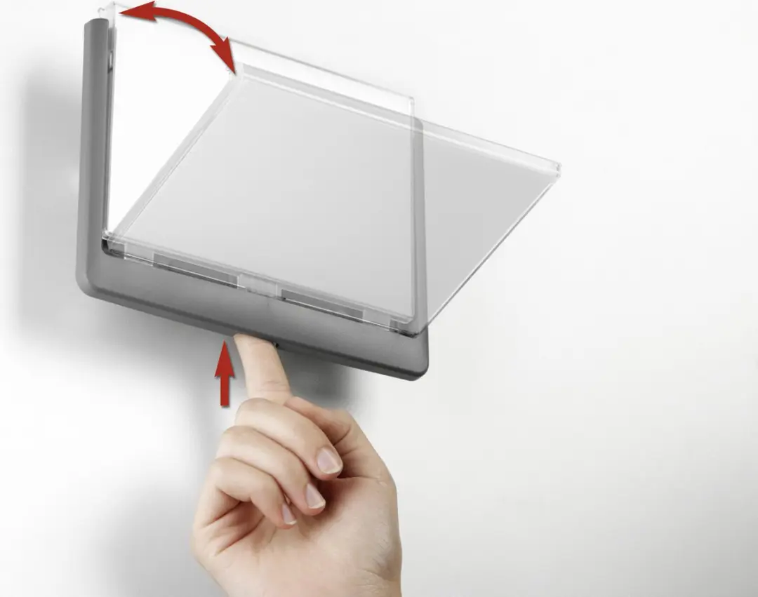 Durable Naambord Click Sign Grafiet 149x52,5mm - afbeelding 5 van 6