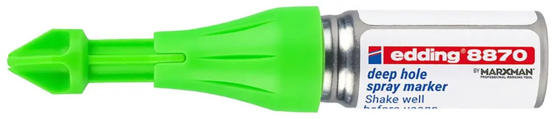 edding 8870 Deep Hole Spray Marker - Neon Groen - afbeelding 5 van 6