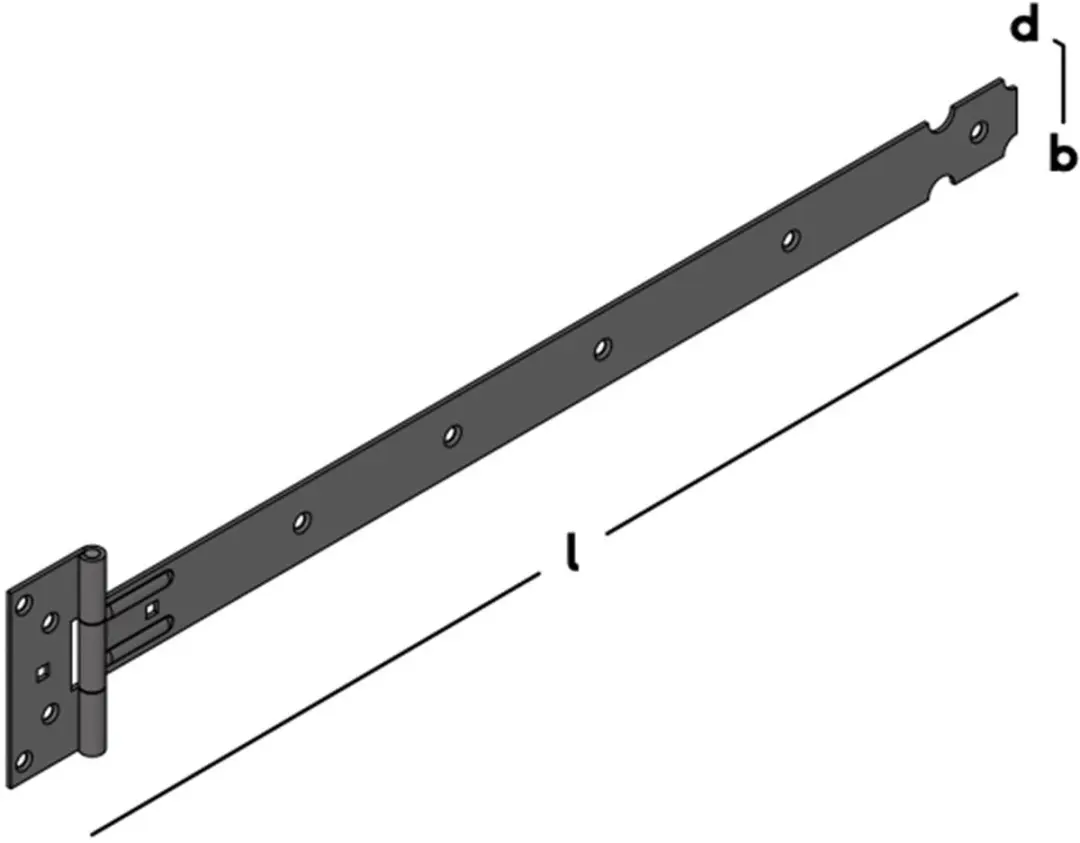 GB Kruislicht 500mm - Zwart - afbeelding 2 van 6