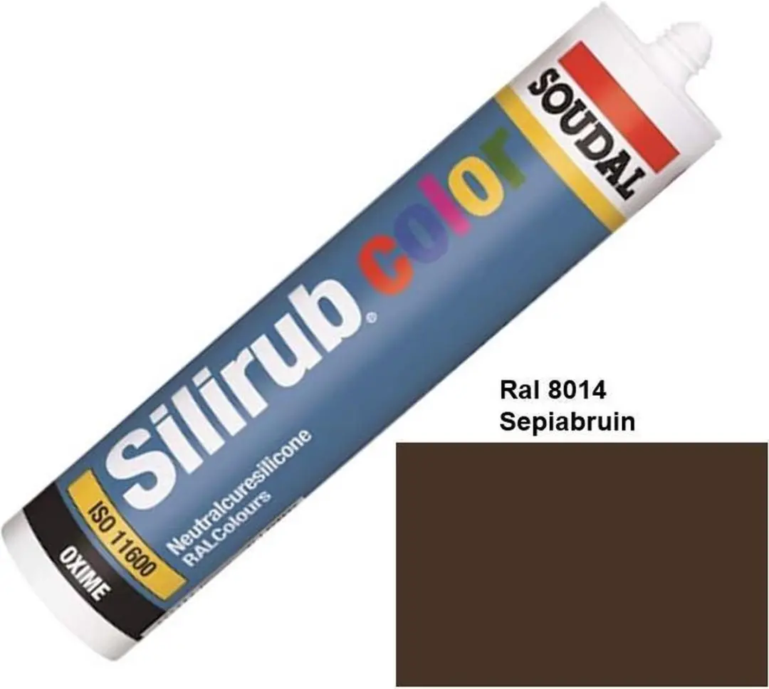 Soudal Silirub Color Kit 310ml - Sepiabruin - afbeelding 4 van 4
