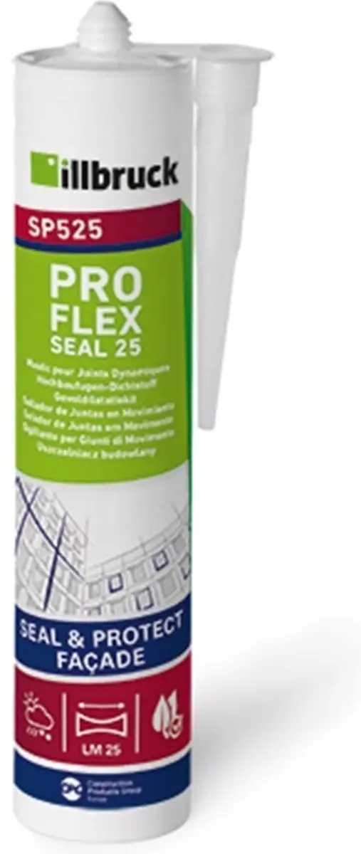 Illbruck SP525 Proflex Seal 25 Betongrijs 310ml