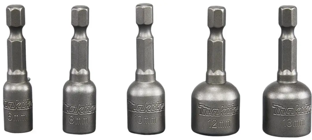 Makita B-39154 Dopsleutelverzameling - 5 Stuks - Meerkleurig