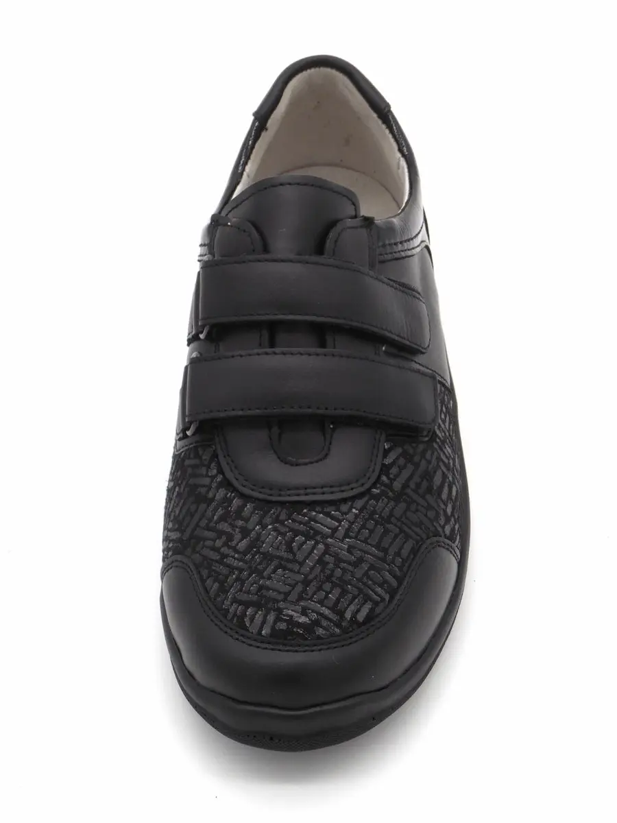 Wäldlaufer OrthoTritt Hesna Dames Klittenbandschoen 312H01-323-001 - Zwart - Maat 41